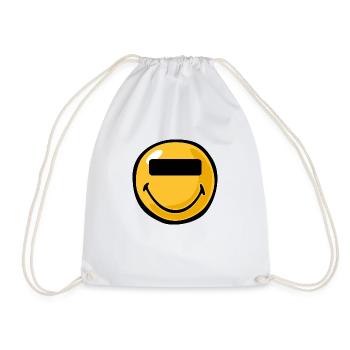 Smiley anonymous - Sac de sport léger - blanc - Devant