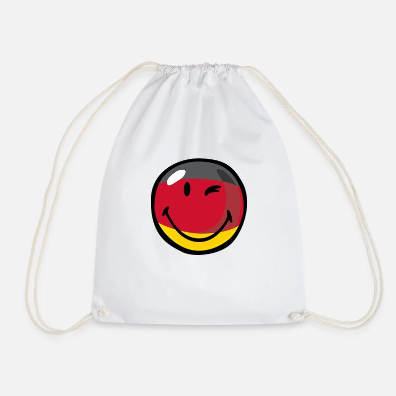 Smiley Germany - Turnbeutel - Weiß