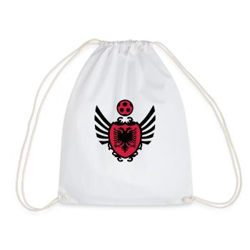 Blason de football (Albanie) - Sac de sport léger - blanc - Devant