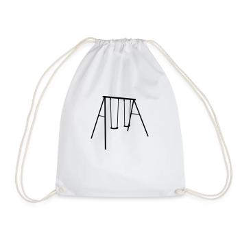 balançoire pour enfants b1 - Sac de sport léger - blanc - Devant