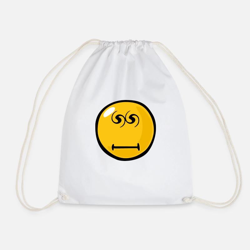 Smiley Hypnotised - Turnbeutel - Weiß