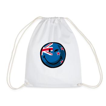Smiley New Zealand - Sac de sport léger - blanc - Devant