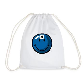 Smiley Pool Ball 4 - Sac de sport léger - blanc - Devant