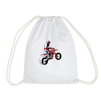Supermoto Racer - Supermotard - Sac de sport léger - blanc - Devant