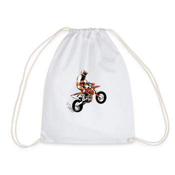 Supermoto Racer - Supermotard - Sac de sport léger - blanc - Devant