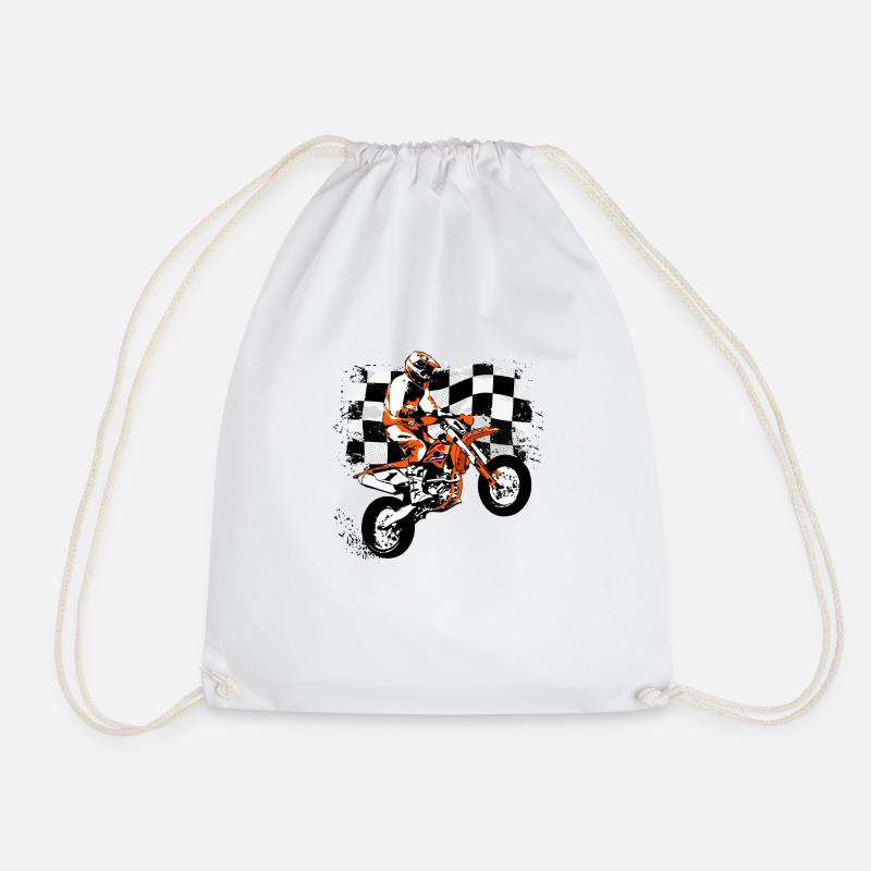 Supermoto Racing - Supermotard - Sac de sport léger - blanc