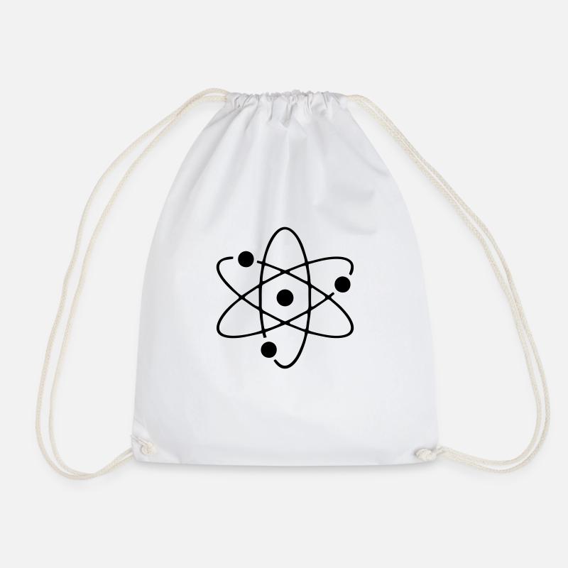 Atom - Turnbeutel - Weiß