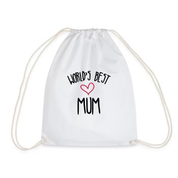 Mum / Mom / Baby / Mummy / Mother's day / Birth - Drawstring Bag - white - Front