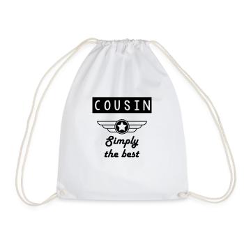 Oncle / Tante / Cousin / Cousine - Sac de sport léger - blanc - Devant