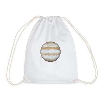 Planet Jupiter, gift idea - Drawstring Bag - white - Front