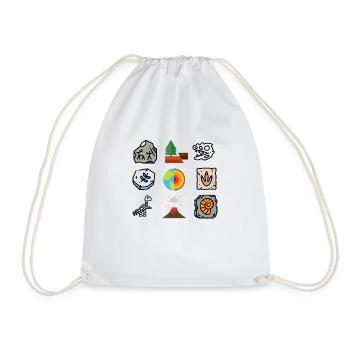 Geology - Drawstring Bag - white - Front