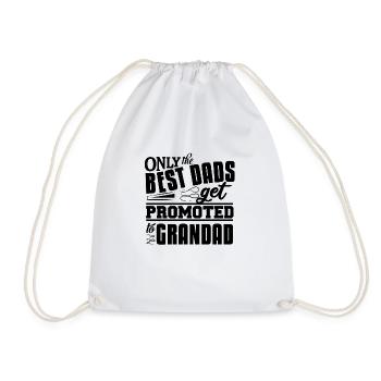 GRANDAD - Drawstring Bag - white - Front