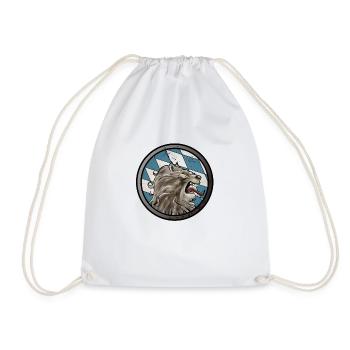 Lion de Bavière - Sac de sport léger - blanc - Devant