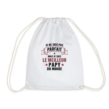 pas parfait mais le meilleur papy du monde - Sac de sport léger - blanc - Devant