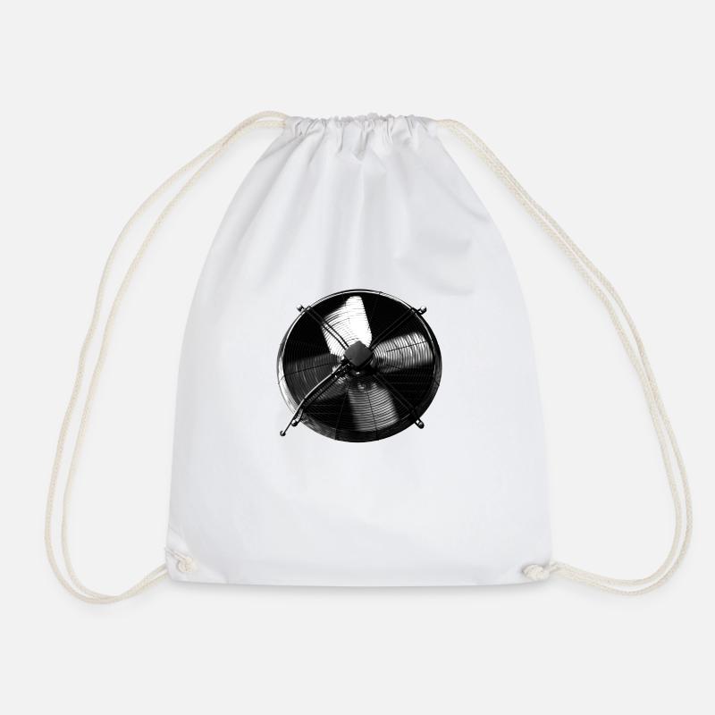 FAN - Drawstring Bag - white