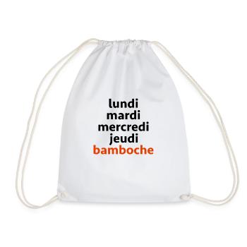 bamboche - Sac de sport léger - blanc - Devant