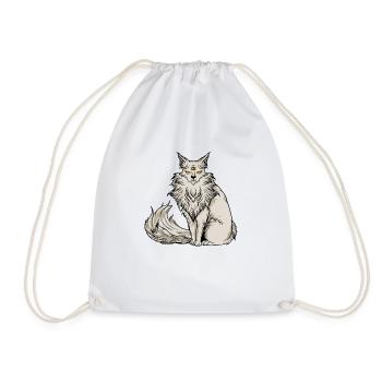 Chats drôles 22 - Sac de sport léger - blanc - Devant
