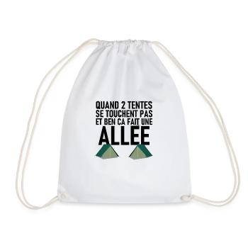 TENTES - Sac de sport léger - blanc - Devant