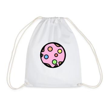 Biscuit - Drawstring Bag - white - Front