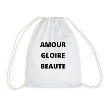 amour gloire et beauté - Sac de sport léger - blanc - Devant