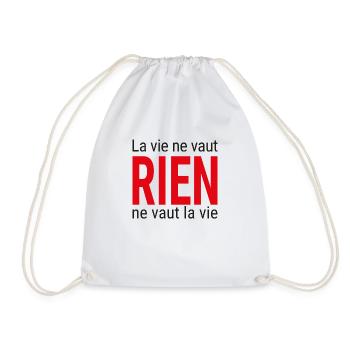 La vie - Sac de sport léger - blanc - Devant