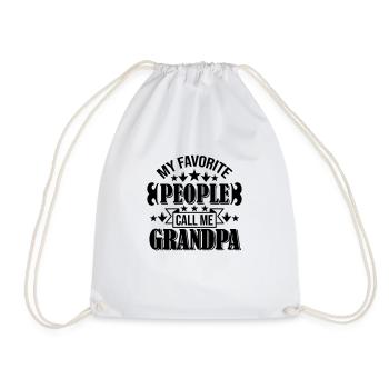 Les gens m’appellent grand-père - Sac de sport léger - blanc - Devant