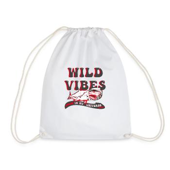Wild Catch - Shark - Drawstring Bag - white - Front