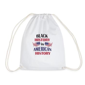 Black History is American History - Turnbeutel - Weiß - Vorne