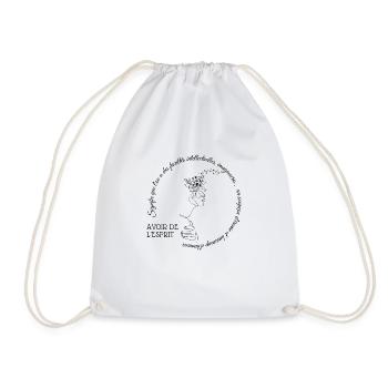 avoir de l'humour N2 - Sac de sport léger - blanc - Devant