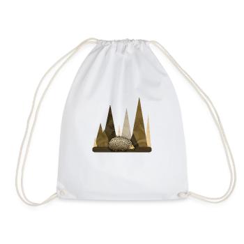 Hérisson - Sac de sport léger - blanc - Devant