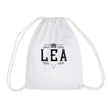 Nom de Lea - Sac de sport léger - blanc - Devant