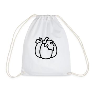 Citrouille 02 - Sac de sport léger - blanc - Devant