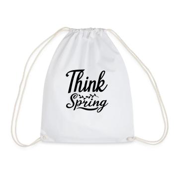 4 choses printemps - Sac de sport léger - blanc - Devant