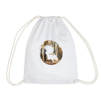 Plage d’eau de mer - Sac de sport léger - blanc - Devant
