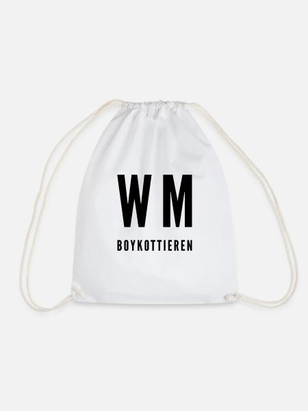 WM Katar - Turnbeutel - Weiß