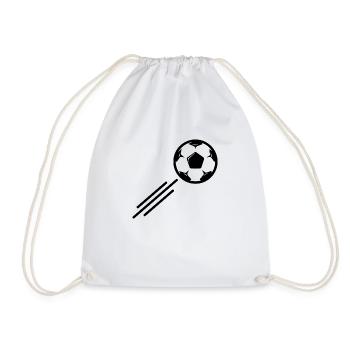 Football - Sac de sport léger - blanc - Devant