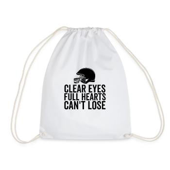 Les yeux clairs Les cœurs pleins ne peuvent pas perdre - Sac de sport léger - blanc - Devant