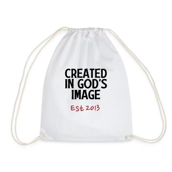 Créé à l’image de Dieu Est 2013 - Sac de sport léger - blanc - Devant