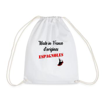 made in France d'origines espagnoles - Sac de sport léger - blanc - Devant
