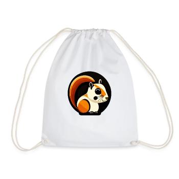 Ecureuil - Sac de sport léger - blanc - Devant