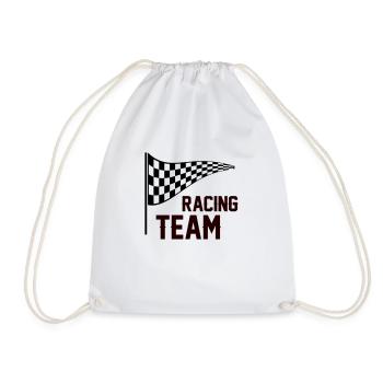 Racing Team - Drawstring Bag - white - Front
