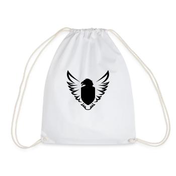 eagle-bird-ecuson-bouclier-shild-wing-01 - Sac de sport léger - blanc - Devant