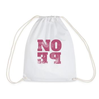 NOPE - don't be a yes-man! - Drawstring Bag - white - Front