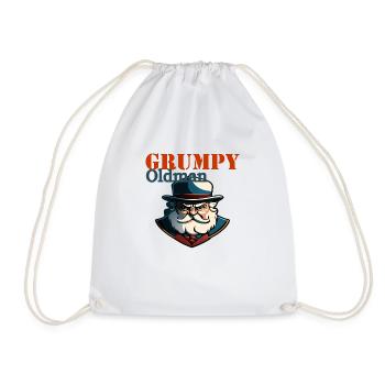 VIEIL HOMME GRINCHEUX - Sac de sport léger - blanc - Devant