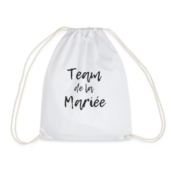 evjf humour team bride de la mariée - Sac de sport léger - blanc - Devant
