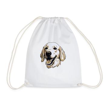 Golden Retriever Dog Lover - Sac de sport léger - blanc - Devant