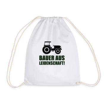bauer aus leidenschaft - Turnbeutel - Weiß - Vorne