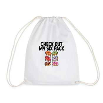 Funny Donut Vintage For Men Women Doughnut Lovers - Sac de sport léger - blanc - Devant