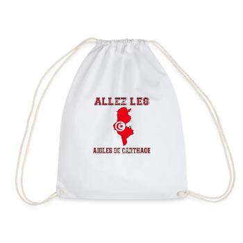 Allez LES Aigles de Carthage Maillot de Pied - Sac de sport léger - blanc - Devant