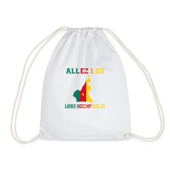 Allez Les Lions Indomptables Maillot de Pied - Sac de sport léger - blanc - Devant